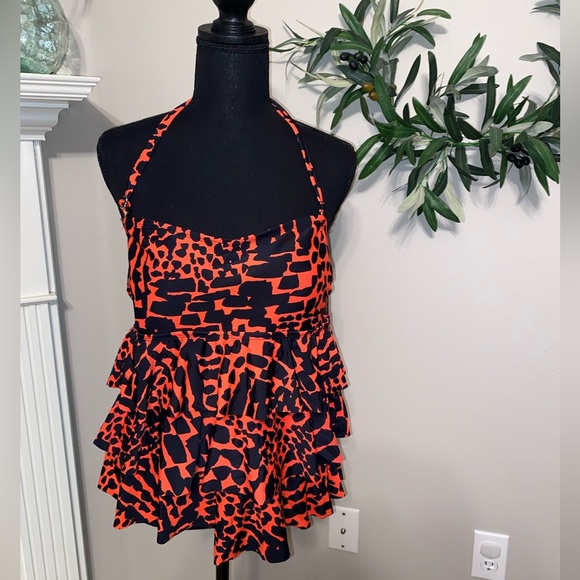 Island Escape Other - Excellent condition, worn once Island Escape Animal Print Tankini Swim Top